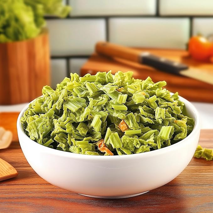 SavorSatch Dehydrated Dried Celery Flakes, Crosscut ??8oz Resealable Pouch | Dried Vegetables for