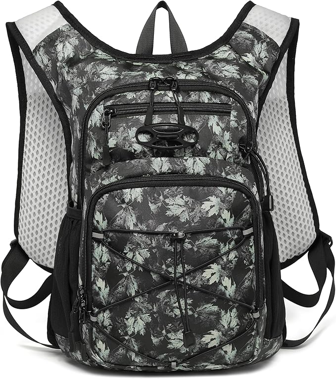 Wotony Lightweight Hydration Backpack with 2LOR 3LWater Bladder for Cycling Hiking Rave - Water