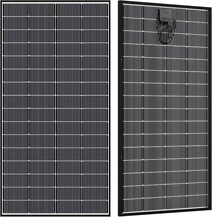 300 Watt Solar Panels, N-Type 16BB 300W Bifacial Solar Panel, 25% High Efficiency Solar Module Work