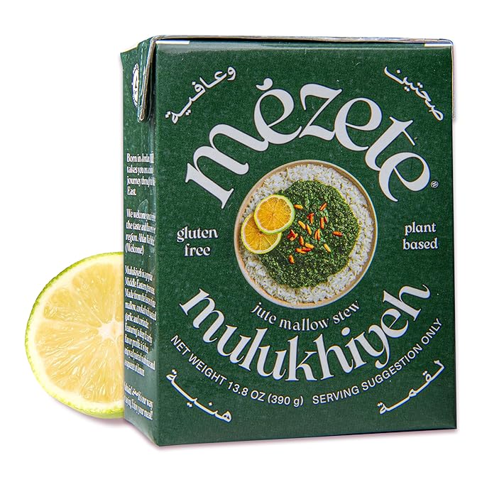 Mezete Gluten-Free Stew | Zero Cholesterol | Ready to Eat | Authentic Molokhia Stew | Halal |