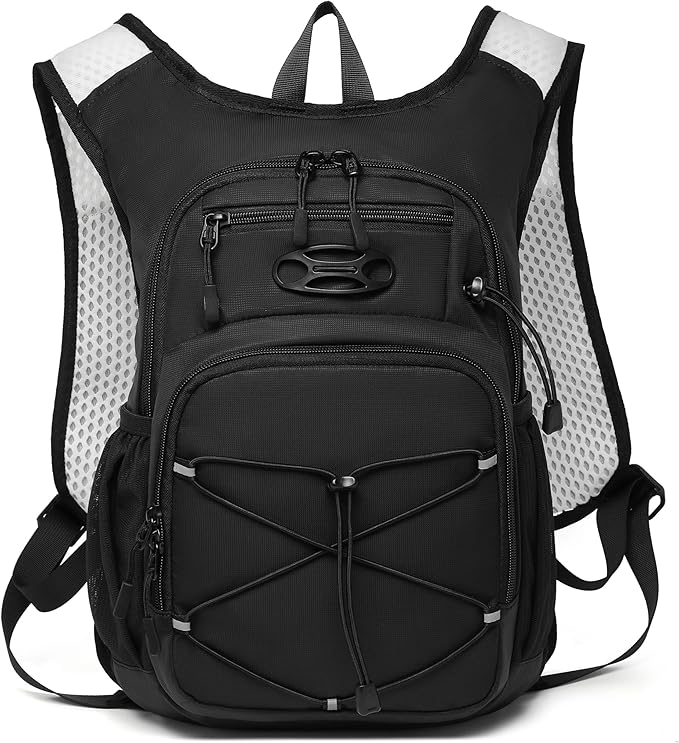 Wotony Lightweight Hydration Backpack with 2LOR 3LWater Bladder for Cycling Hiking Rave - Water