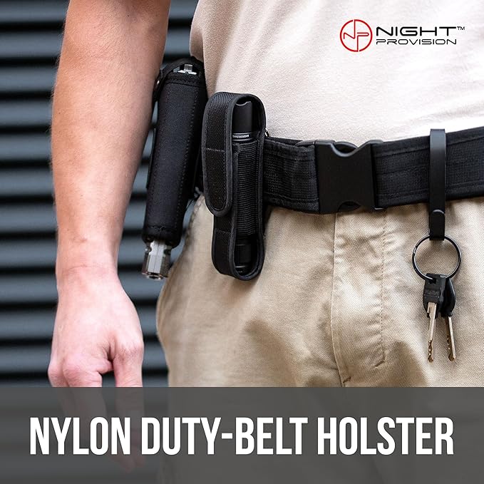 TX11 Tactical Flashlight with Duty Belt Holster Luminus 1600 Lumens LED for Police Security