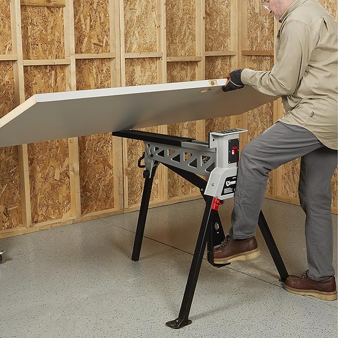 Strongway Portable Workstation, 660-Lb. Load Capacity, 2000-Lb. Clamp Force