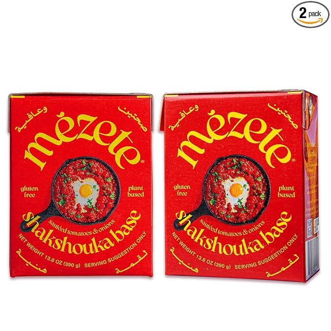 Mezete Preservative-Free Stew Base | Shakshouka Base | Shelf Stable | All-Natural | Gluten-Free |