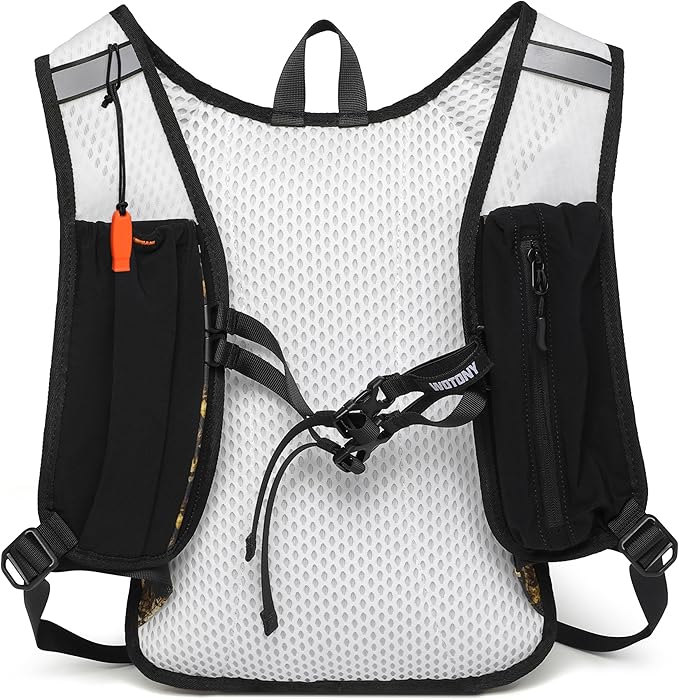 Wotony Lightweight Hydration Backpack with 2LOR 3LWater Bladder for Cycling Hiking Rave - Water