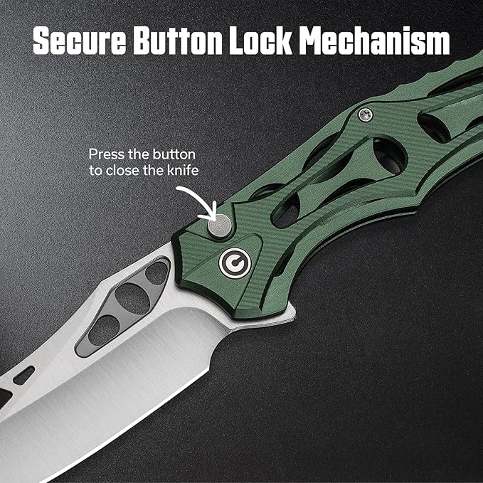 CIVIVI Biophase Pocket Folding Knife for Men, 3.48" Nitro-V Blade Aluminum Handle, Lightweight