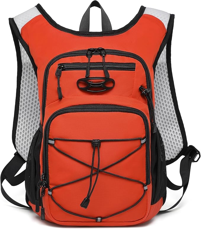 Wotony Lightweight Hydration Backpack with 2LOR 3LWater Bladder for Cycling Hiking Rave - Water
