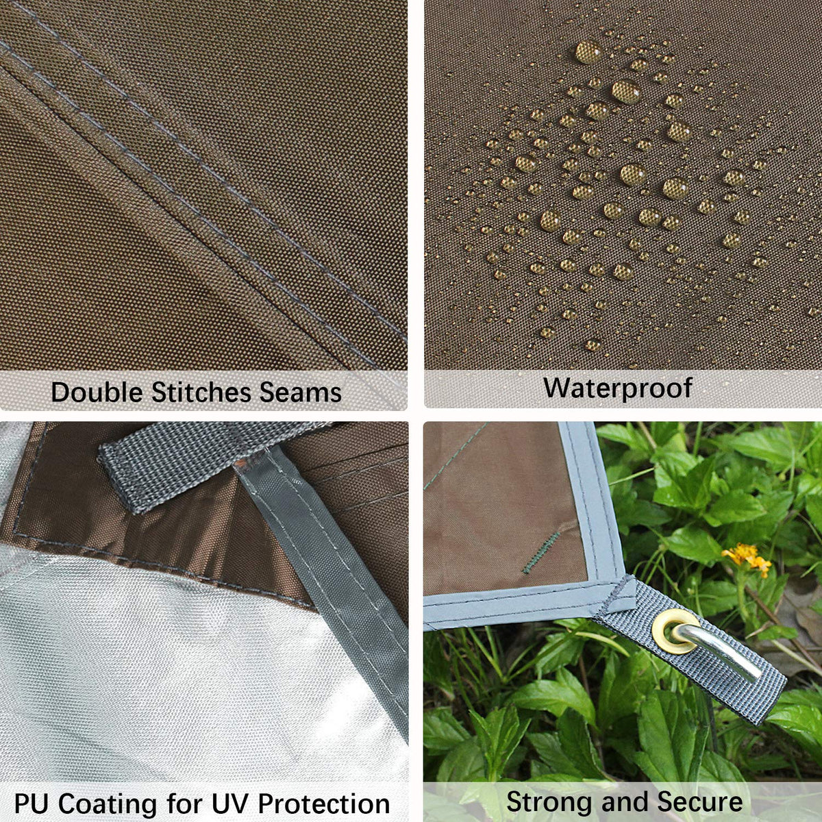 Unigear Camping Tarp - Waterproof - product view 5