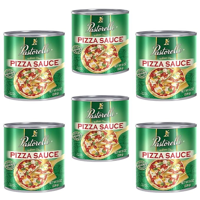 Pastorelli Pizza Sauce, Original Authentic Italian Pizza Sauce with Extra Virgin Olive Oil and