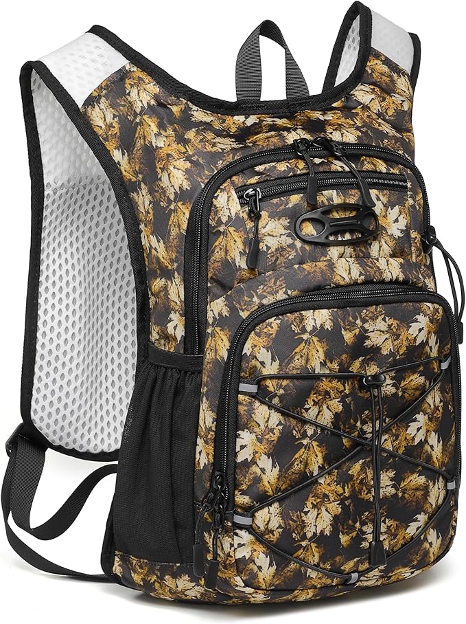 Wotony Lightweight Hydration Backpack with 2LOR 3LWater Bladder for Cycling Hiking Rave - Water