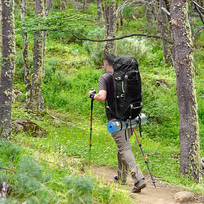 N NEVO RHINO Internal Frame Hiking Backpack 50/60/65/70/80L, Mountain Climbing Camping Backpack