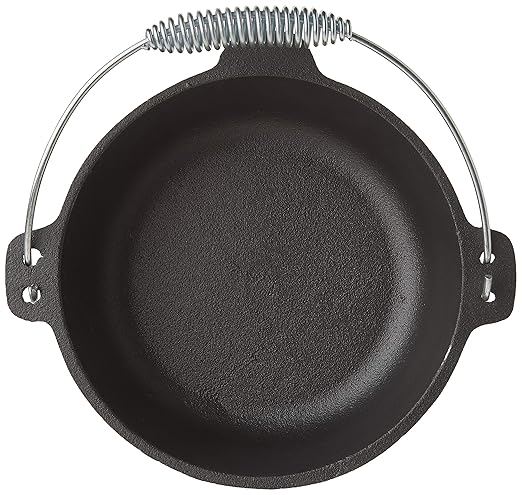 Old Mountain Pre Seasoned 2-Quart Dutch Oven with Flanged Lid, No Feet