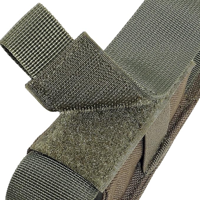 Tactical Flashlight Holster MOLLE Torch Holder MK4 OC/Mace Pepper Spray Canister Carrier EDC Flash