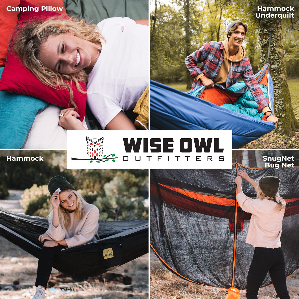 Wise Owl Outfitters Hammock for Camping Double Hammocks Gear for The Outdoors Backpacking Survival