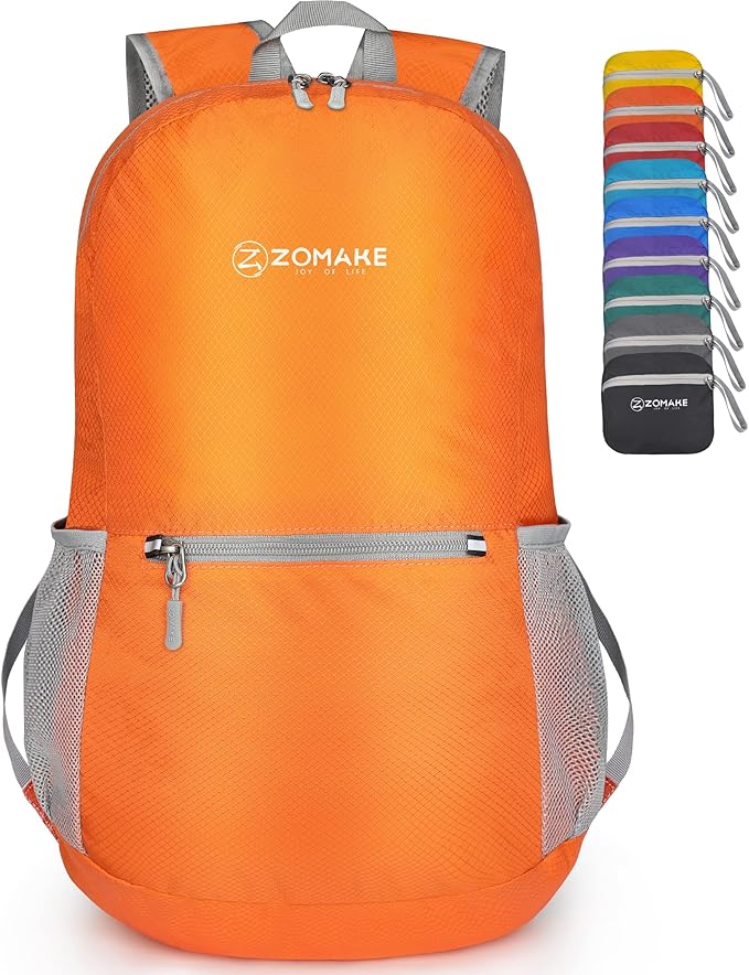 ZOMAKE Ultra Lightweight Hiking Backpack 20L, Packable Small Backpacks Water Resistant Daypack for