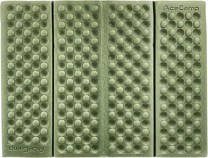 AceCamp 3940 Portable Lightweight Mini Waterproof Folding Mat, Foam Sitting Pad for Outdoor