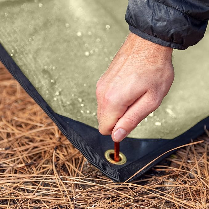 Arcturus XL Survival Tarp - Insulated Reflective Thermal Camping Tarp - 8.5' x 12' (Desert Tan)