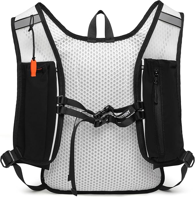 Wotony Lightweight Hydration Backpack with 2LOR 3LWater Bladder for Cycling Hiking Rave - Water
