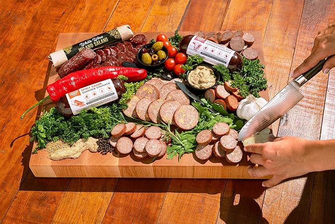 Farmers Market, Gluten Free, Keto, Paleo, Low Sodium, Zero Sugar, Summer Sausage Gift Set, 2-Pack