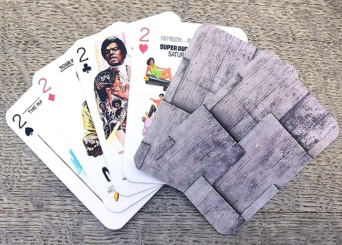 Playing Cards (Poker Deck 54 Cards All Different) BLAXPLOITATION Vintage Movie Posters Vintage
