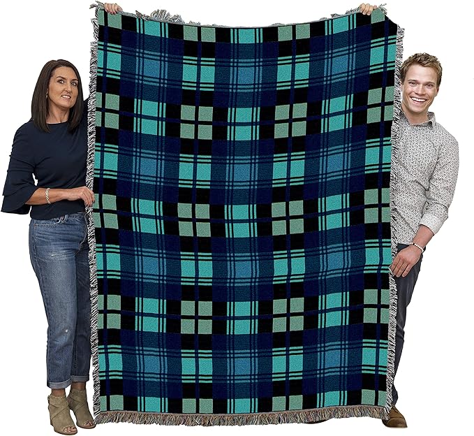 Pure Country Weavers Plaid Blanket Black Watch Tartan - Patterns Gift Tapestry Throw Woven from