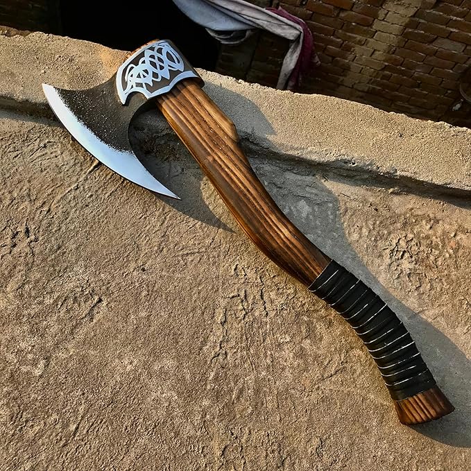 [MDM King Tools] Custom Handmade Viking Axe Medieval Ax with Viking Gift, Hand Axes, Viking Gifts
