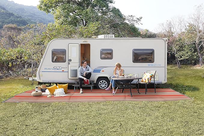 CGEAR RV Comfort Mat – Patented Sand-Free Technology with Ultra Soft Material – Sized to Your RV