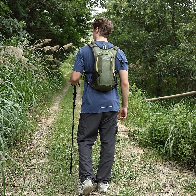 MARCHWAY Lightweight Hydration Backpack with Vest Style Straps & 2.5L TPU Water Bladder, Versatile