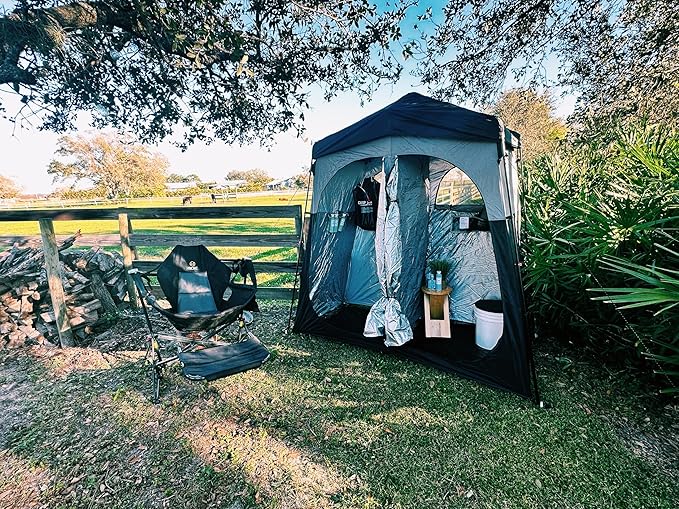 Nice C Camping Shower Tent, Instant Pop Up Privacy Changing Tent, Outdoor Shower Enclosure, Toilet
