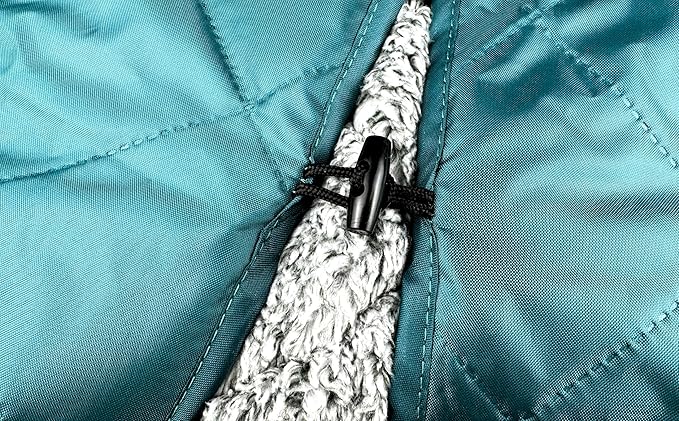 DOWN UNDER OUTDOORS Large Waterproof Windproof Extra Thick 350 GSM Quilted Fleece, or Sherpa